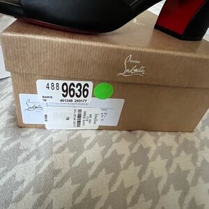 Christian Louboutin Black and Red Heels